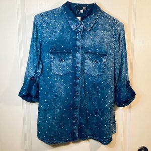 Kut from the Kloth, Denim Harlow Long sleeve, Med.